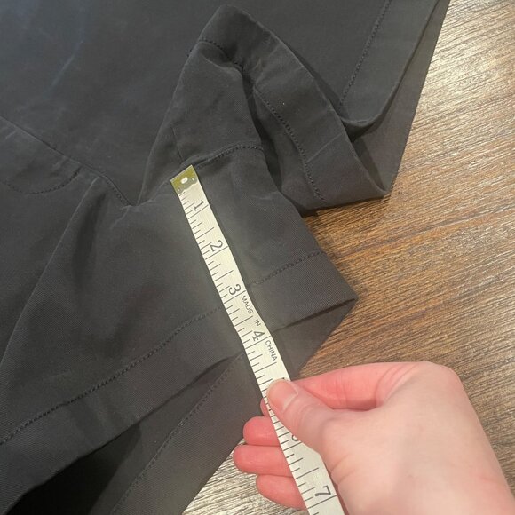 NWT J.Crew 4" Stretch Chino Short Women's Sz 6 Black Stretch High Rise H5806 - Picture 7 of 9